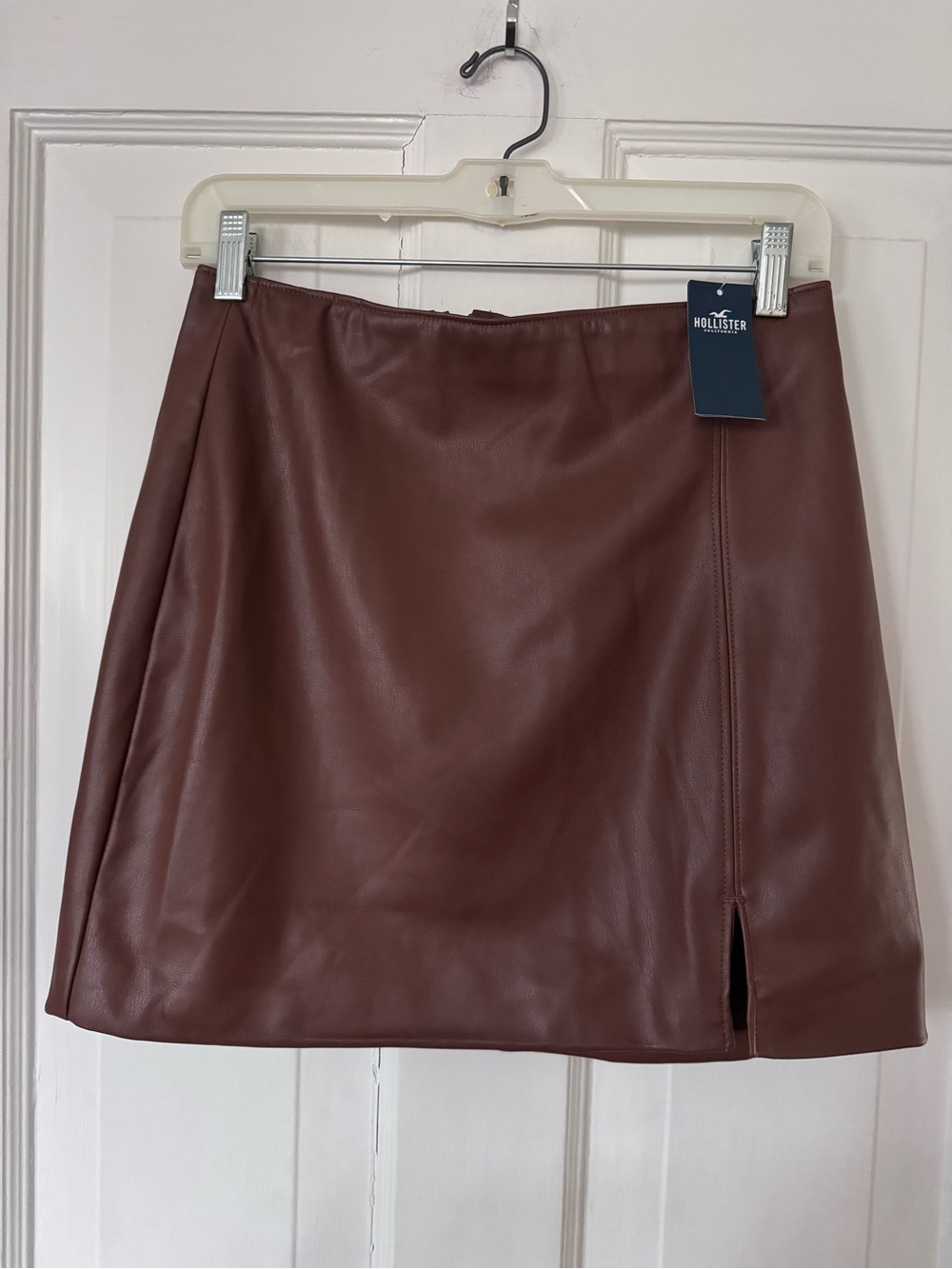 Hollister faux leather skirt